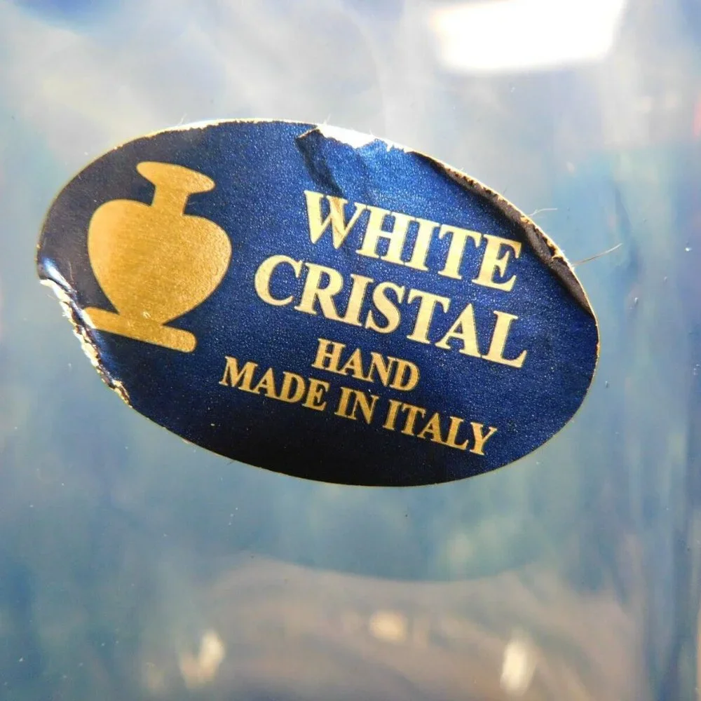 Murano White Cristal Turquoise Cobalt Blue‎ 8